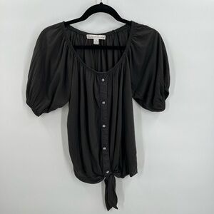 French Laundry Knot Shirt 1/2 Sleeve Ladies Medium